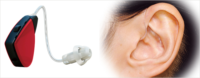 外耳道内レシーバー耳かけ型補聴器